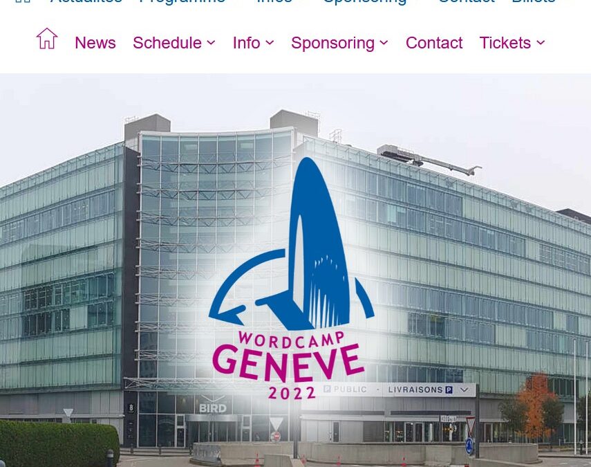Salon Annuel Suisse de WordPress à Genève